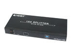 4 Port HDbaseT Splitter HDMI Extender Transmitter Over Cat5e/6 70M 3D 4Kx2K IR Control 