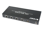 4 Port HDbaseT Splitter HDMI Extender Transmitter Over Cat5e/6 100M 3D 4Kx2K IR Control 