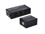USB 2.0 Extender 1x4 over single cat5e6 50M(No Driver Required) 