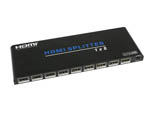 2.0v UHD HDMI Splitter 1x8 4K 10G 3D HDCP2.2 