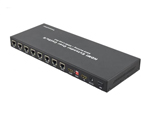 HDMI Splitter 1x8 over single cat5e6 Extend 50M with EDID and HDMI loopout