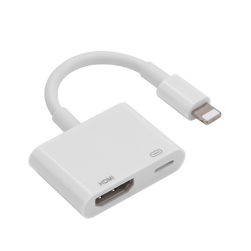 iPad iPhone to HDMI Adapter For Lightning to Digital HDTV AV HDMI Lightning Cable Connector 1080P HD Adapters For Iphone X 8/7/6/Ipad Air